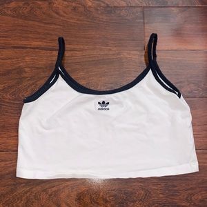 adidas cropped tank top